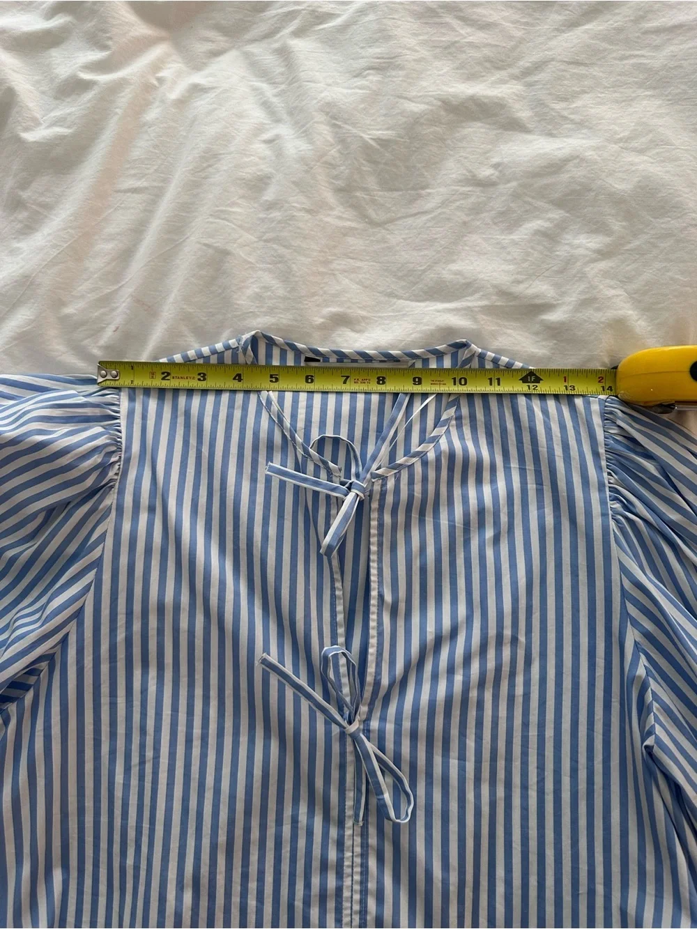 Zara Cotton Tie-Front Blouse - Picture 5 of 8